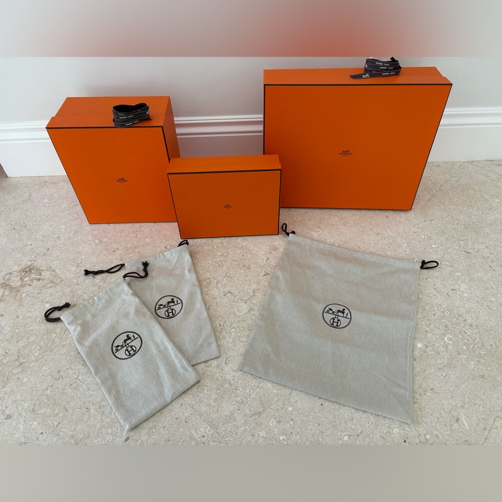 AUTHENTIC Hermès Packaging Sale – Boxes, Dust Bags, Bags (Comment to Claim)
